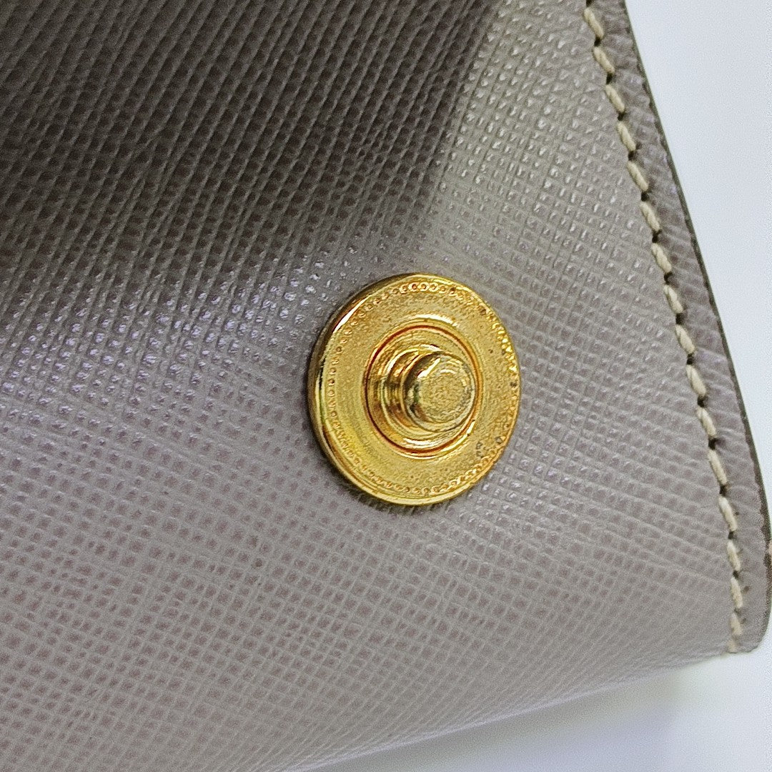 Parabole Saffiano Calfskin Gray