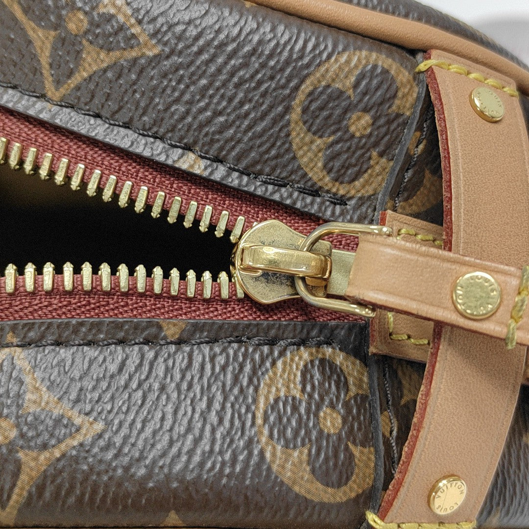 BOITE CHAPEAU PM Monogram Coated Canvas Brown