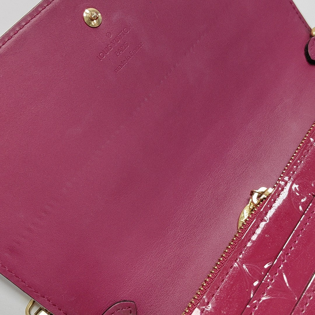 SARAH Monogram Patent Leather Red