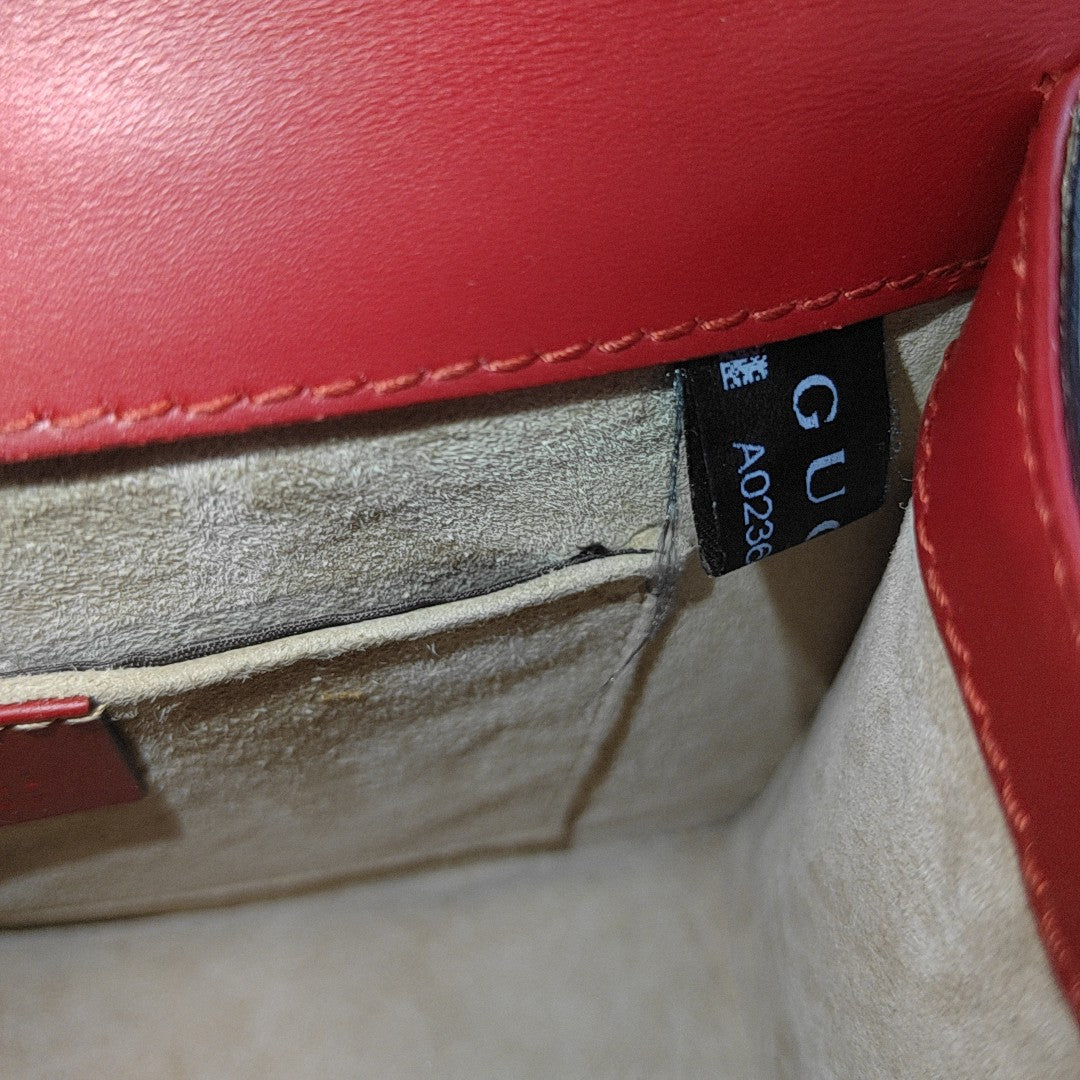 Sylvie Mini Calfskin Red