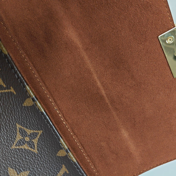 LOCKY BB Monogram Coated Canvas Brown