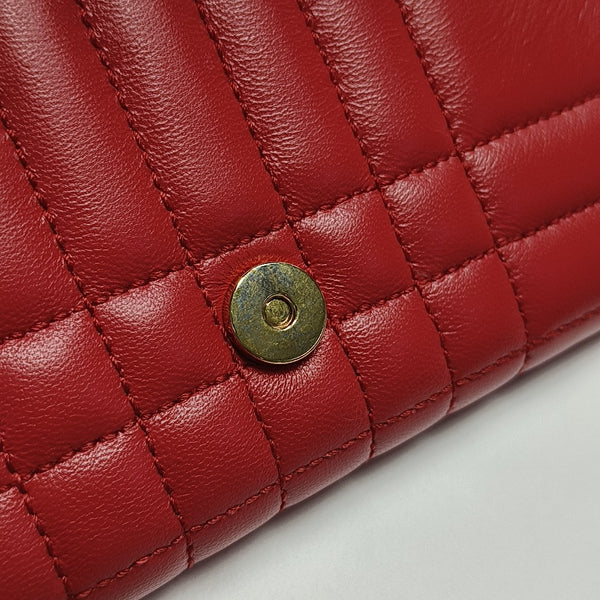 Lola Small Quilted Lambskin Red