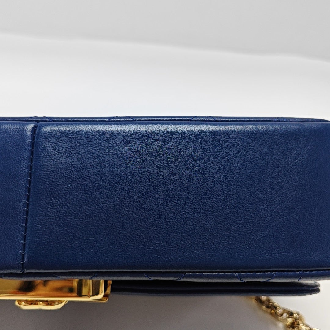 Quilted Lambskin Blue