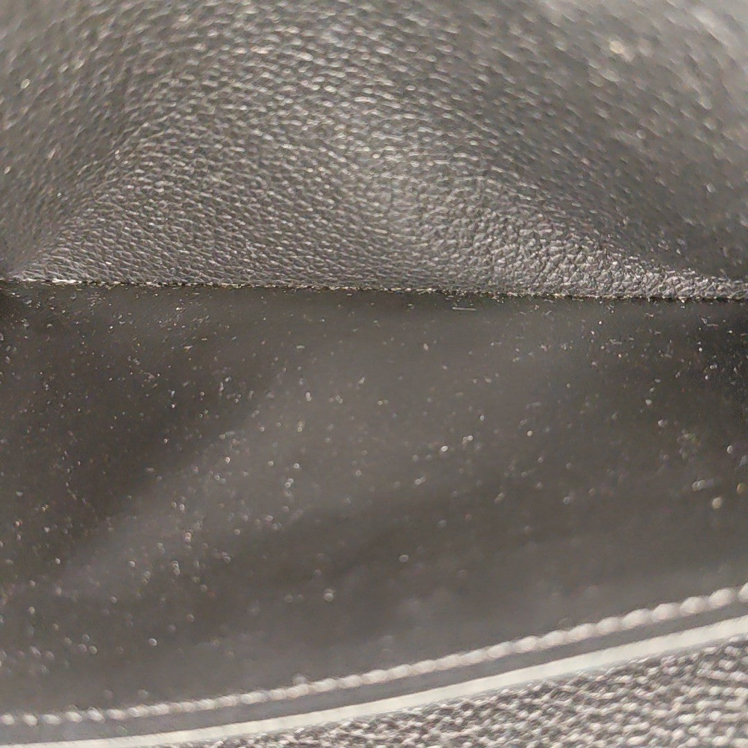 SARAH Monogram Calfskin Black Wallet