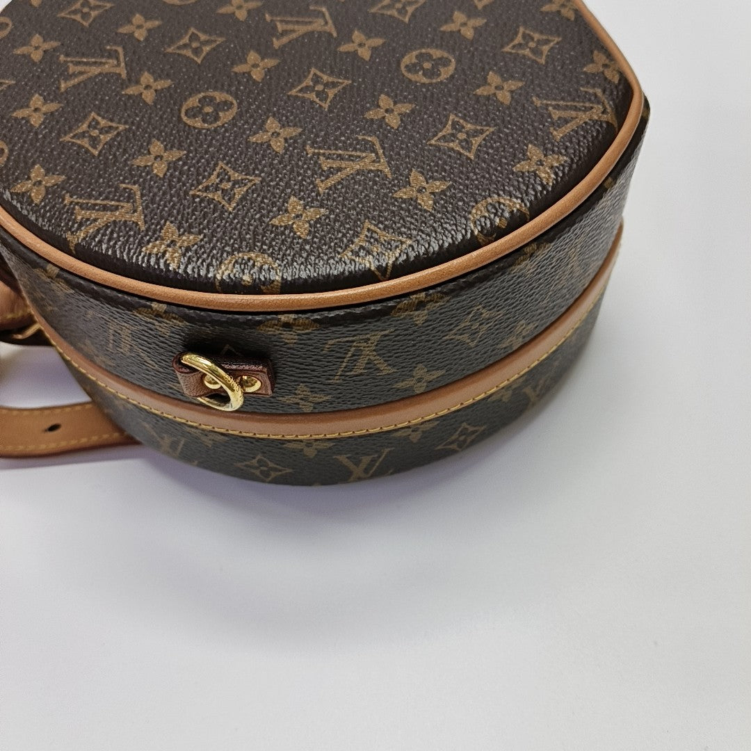 BOITE CHAPEAU PM Monogram Coated Canvas Brown