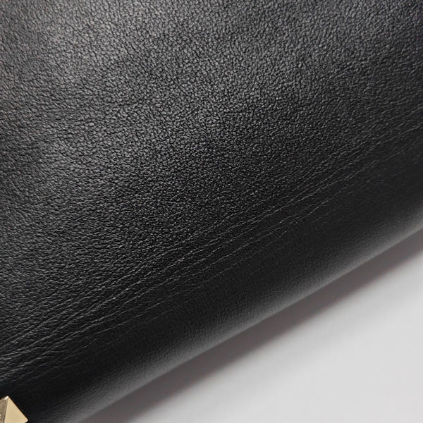 Calfskin Shoulder Bag Black