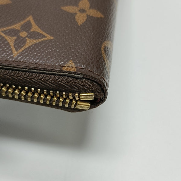 CLÉMENCE Monogram Coated Canvas Brown Wallet