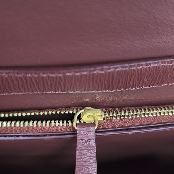 CLASSIC BOX Medium Calfskin Red