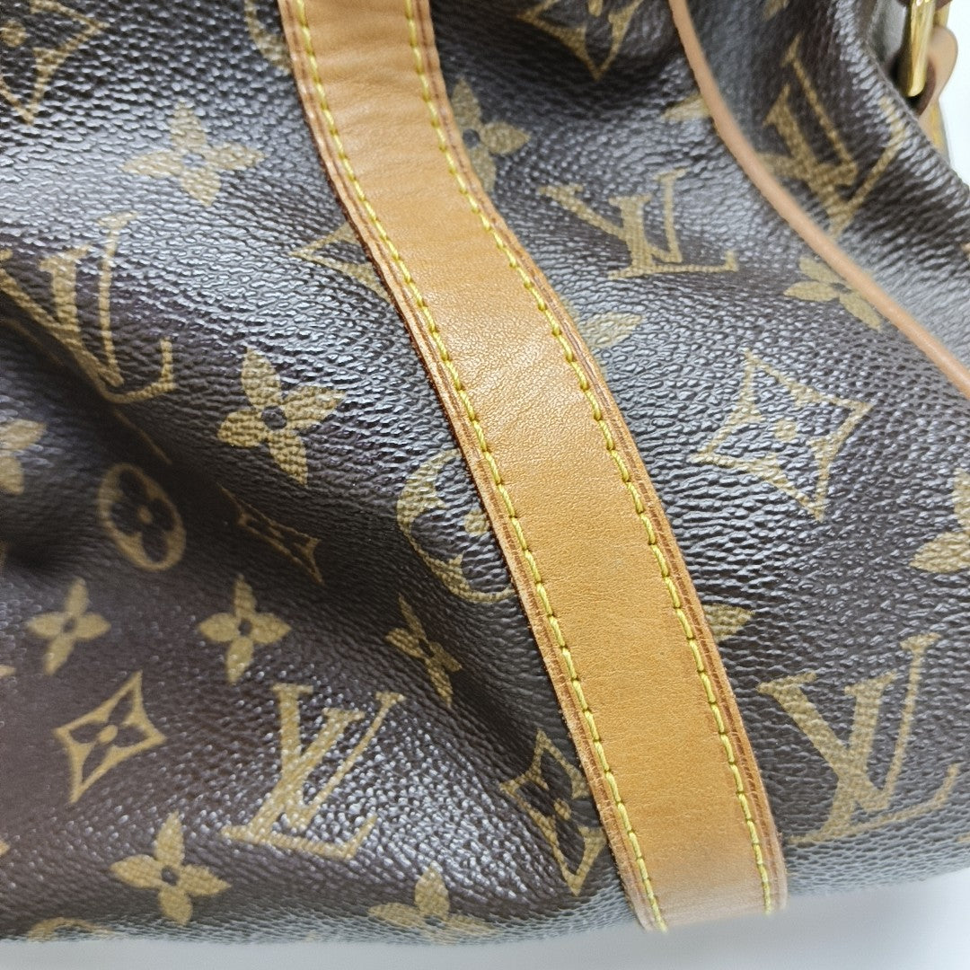 STRESA Monogram Coated Canvas Brown