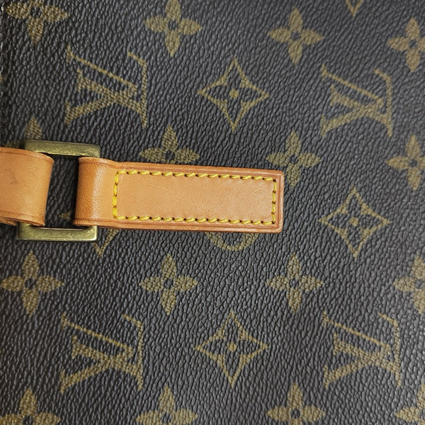 VINTAGE VAVIN GM Monogram Coated Canvas Brown