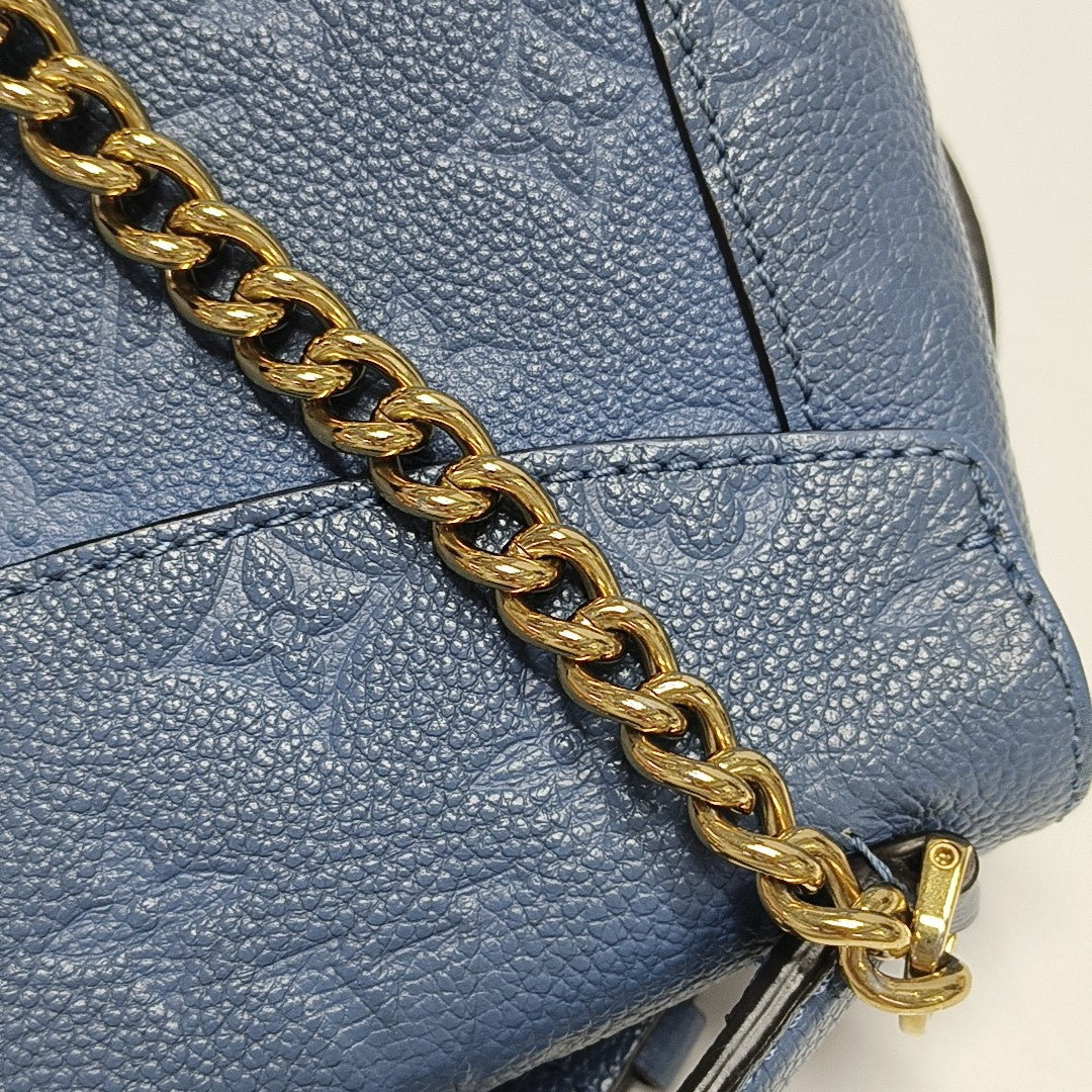 BLANCHE BB Monogram Calfskin Blue