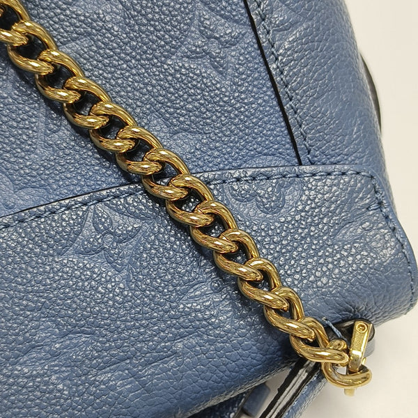 BLANCHE BB Monogram Calfskin Blue