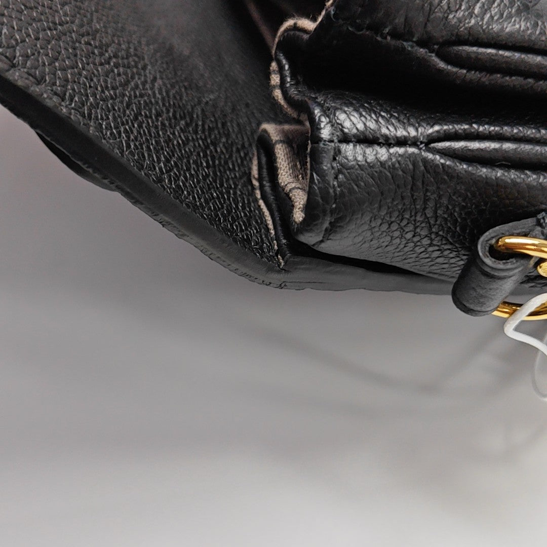MÉTIS MM Monogram Calfskin Black