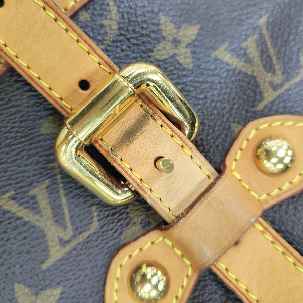 PALERMO GM Monogram Coated Canvas Brown