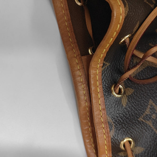 NÉONOÉ Nano Monogram Coated Canvas Brown