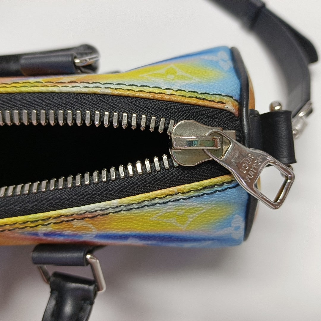 Authenticated pre-owned  KEEPALL Nano Monogram Coated Canvas Multicolor - Shoulder Bag at Looply