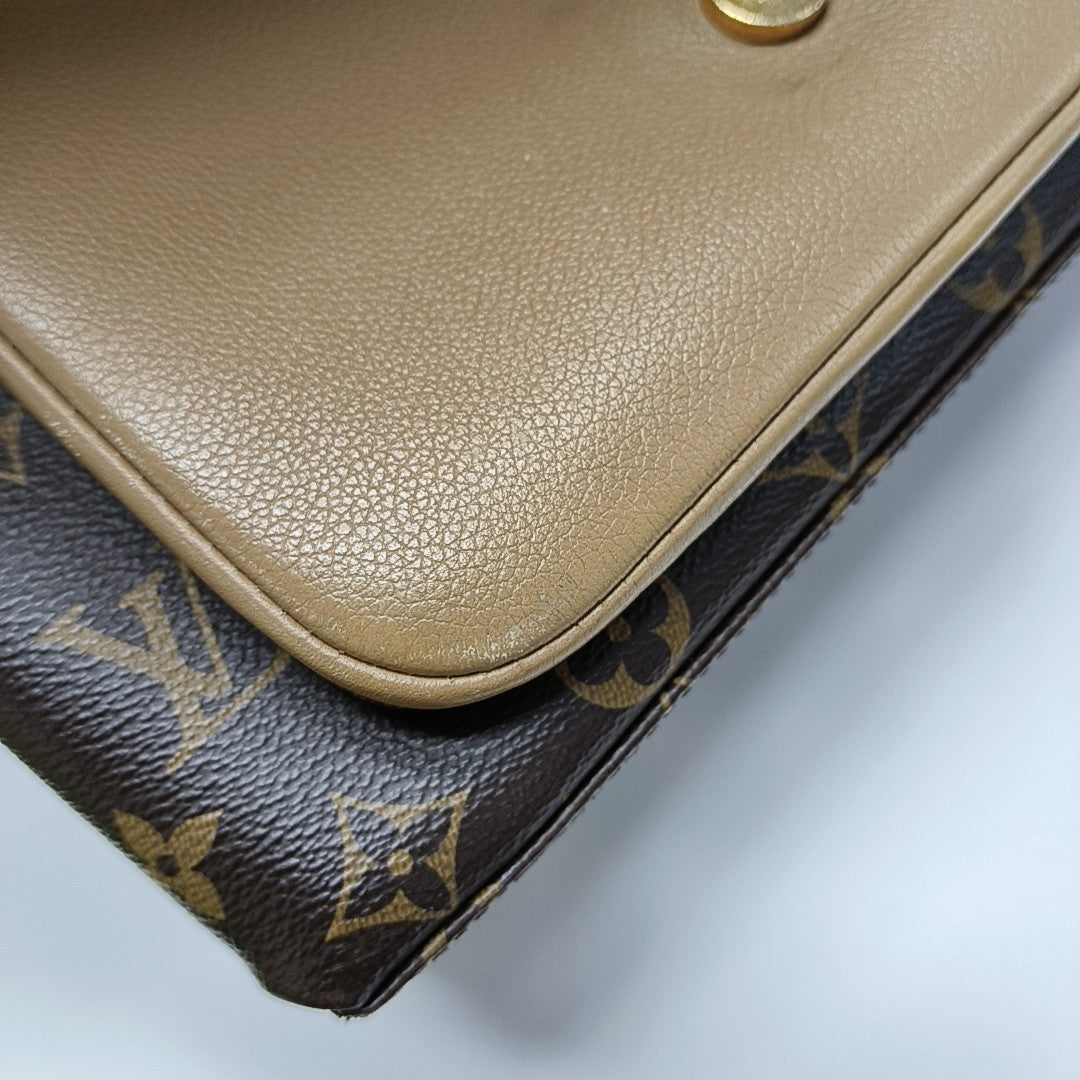 MARIGNAN Monogram Coated Canvas Brown