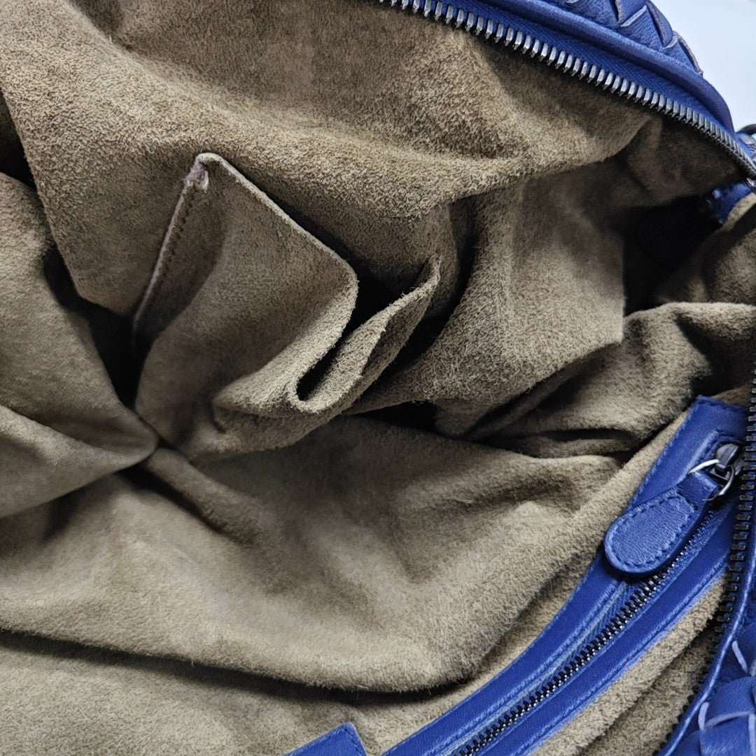 Calfskin Tote Bag Blue