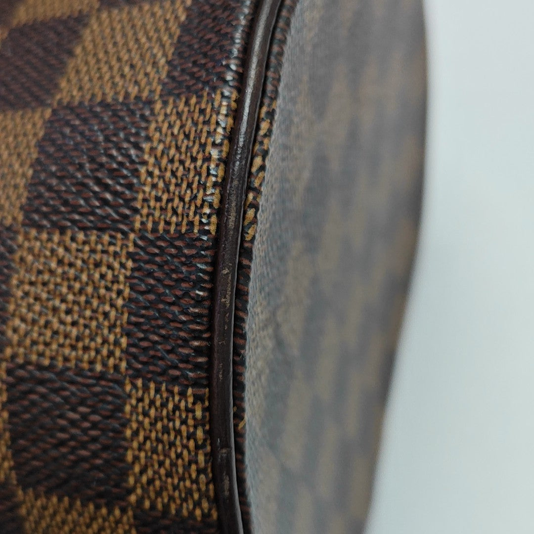 PAPILLON 30 Damier Ebene Coated Canvas Brown