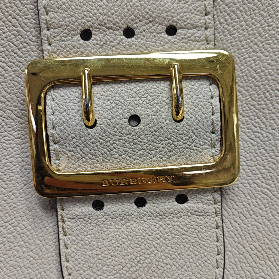 Buckle Calfskin Beige
