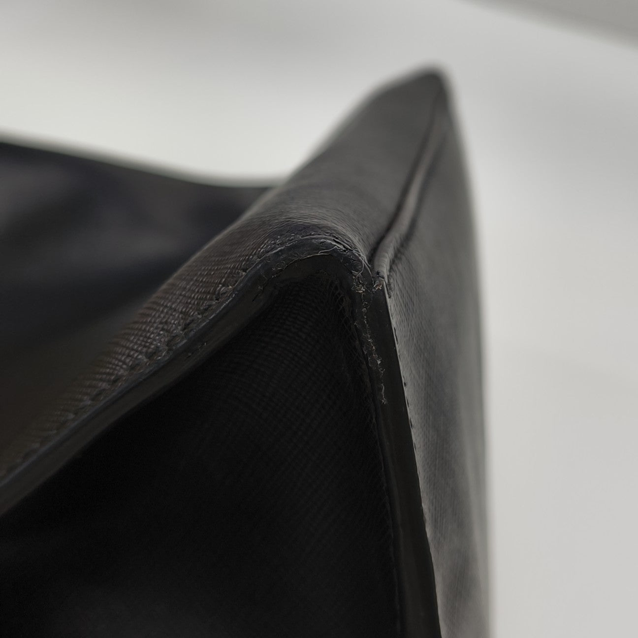 Saffiano Calfskin Tote Bag Black