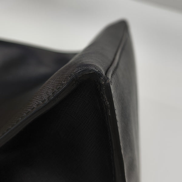 Saffiano Calfskin Tote Bag Black