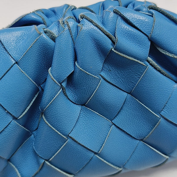 The Pouch Lambskin Blue
