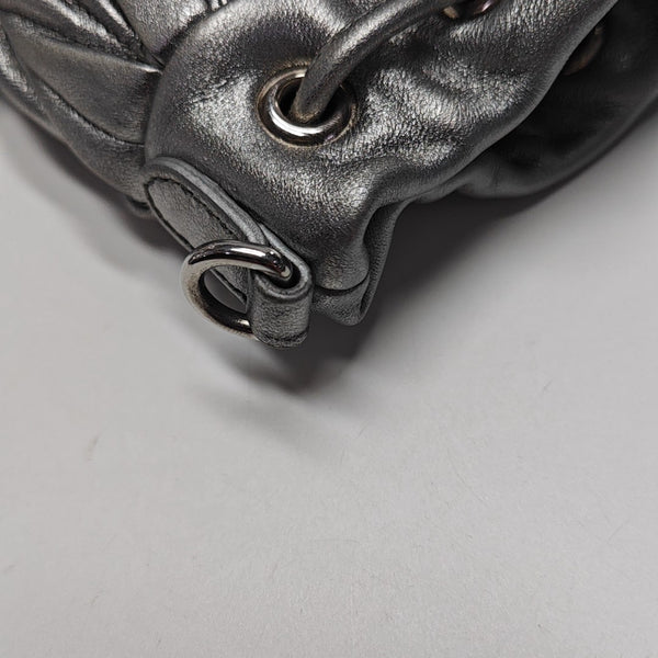 Matelassé Quilted Lambskin Silver