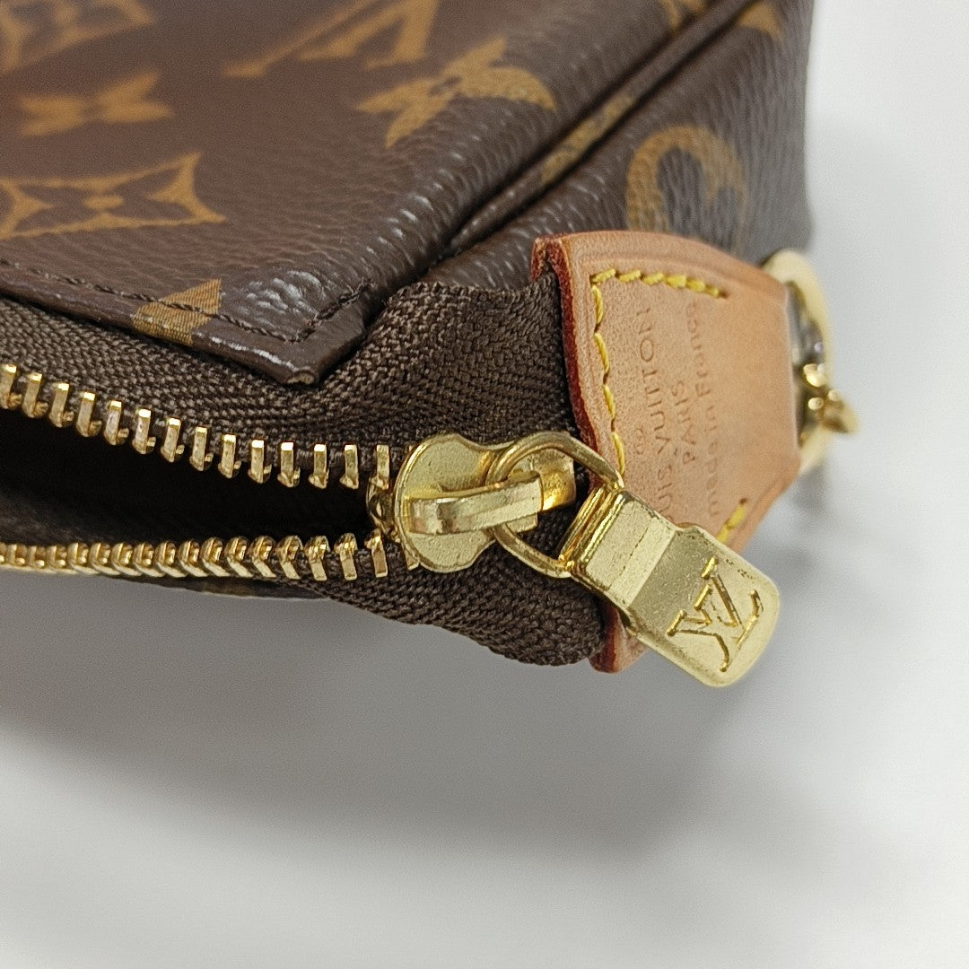 ACCESSOIRES Mini Monogram Coated Canvas Brown