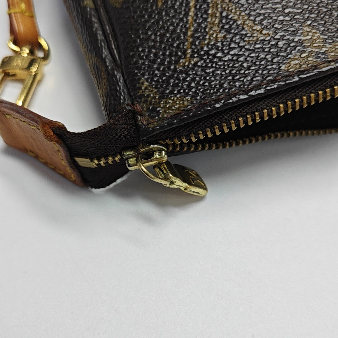 ACCESSOIRES Monogram Coated Canvas Brown