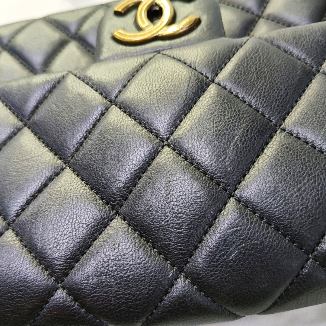 Quilted Calfskin Black