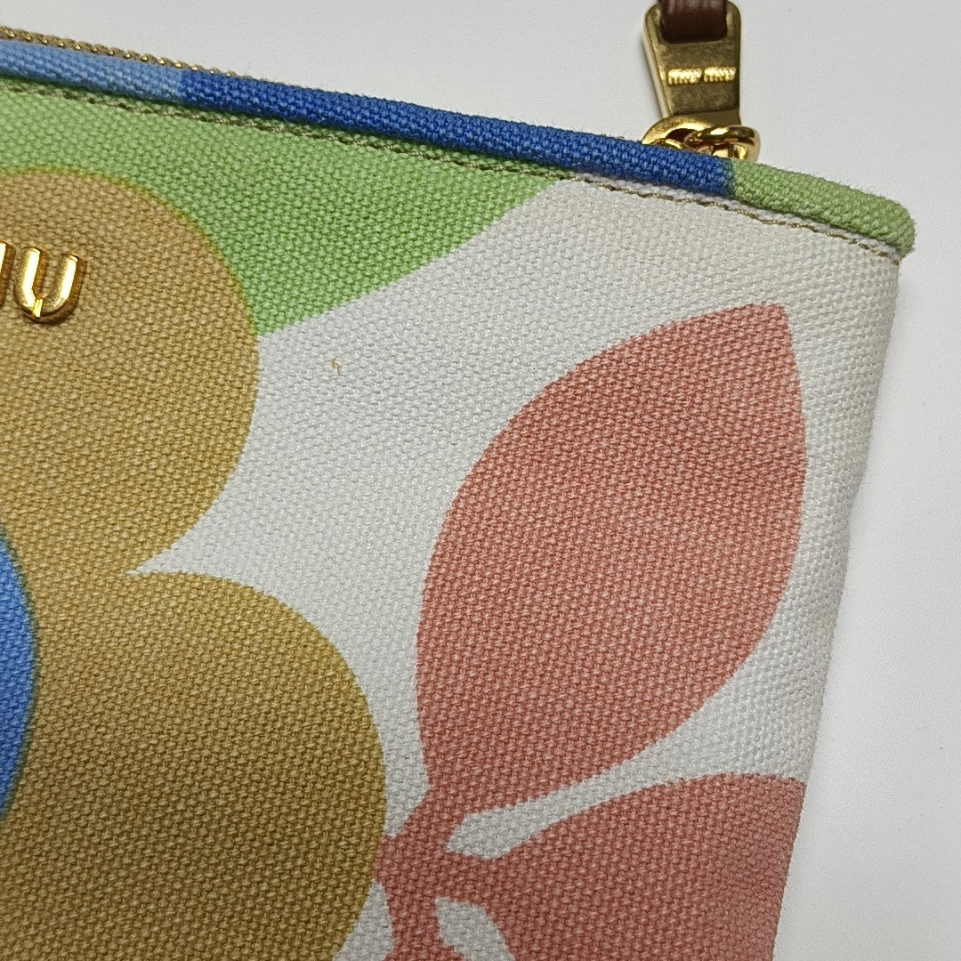 Canvas Top Handle Bag Multicolor