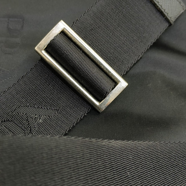 Nylon Shoulder Bag Black