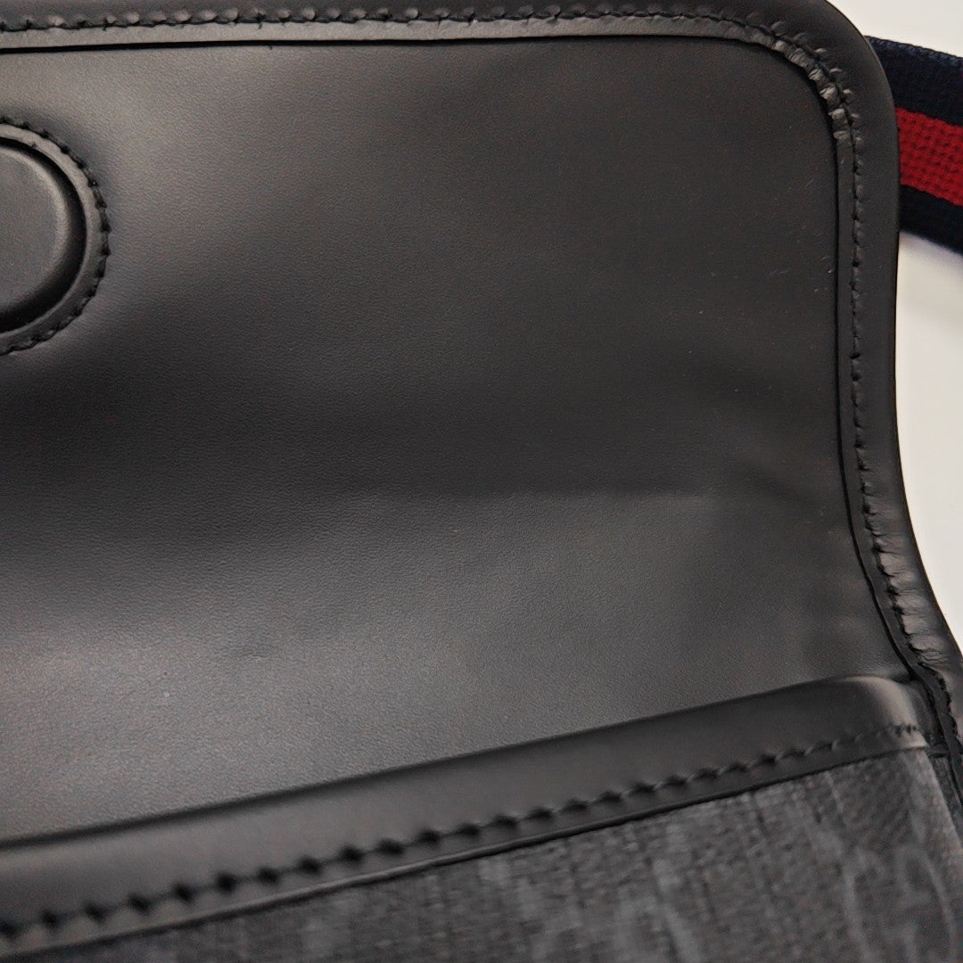 Neo Vintage Monogram Coated Canvas Black