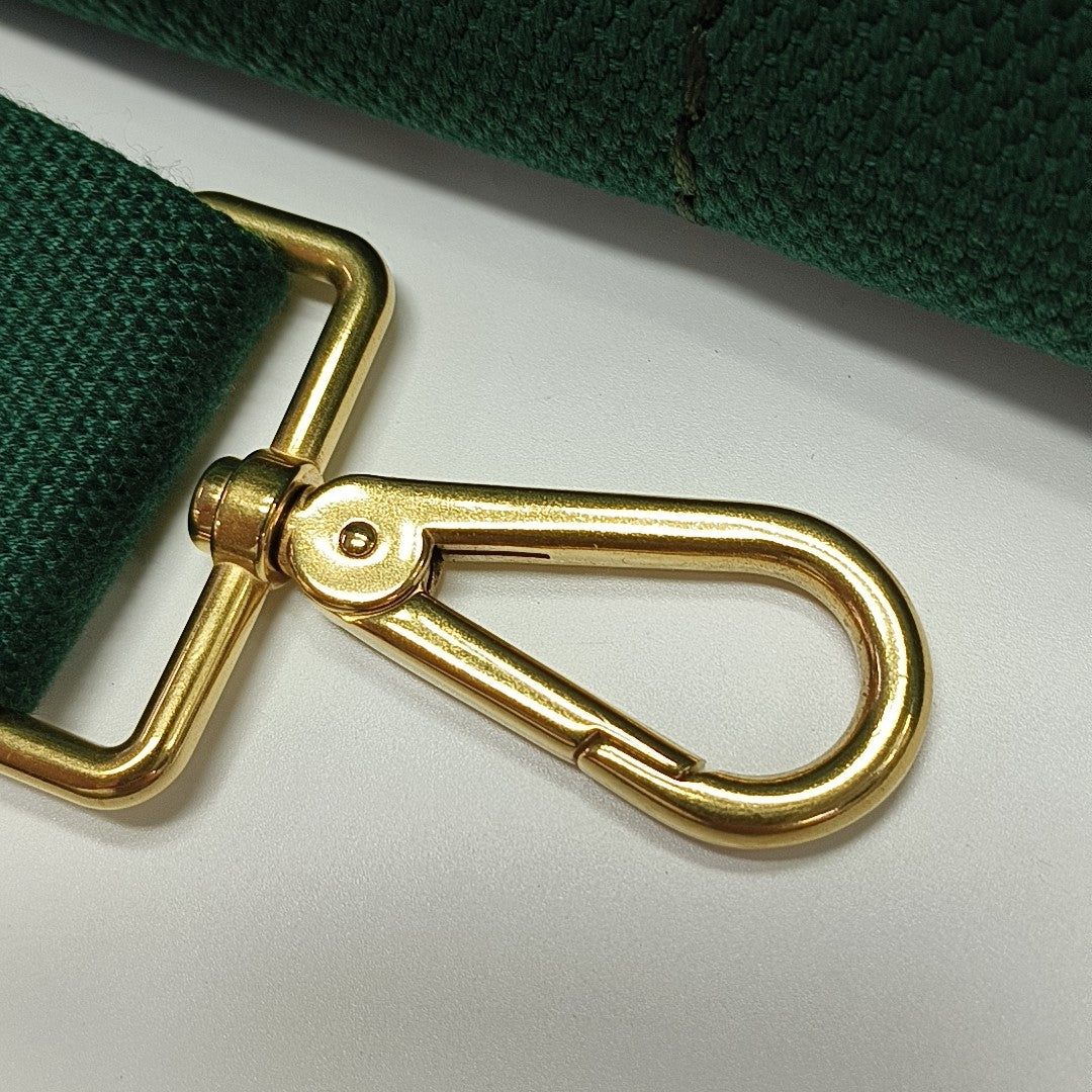 Denim Quilted Canvas Green