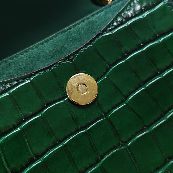 Tess Small Calfskin Green