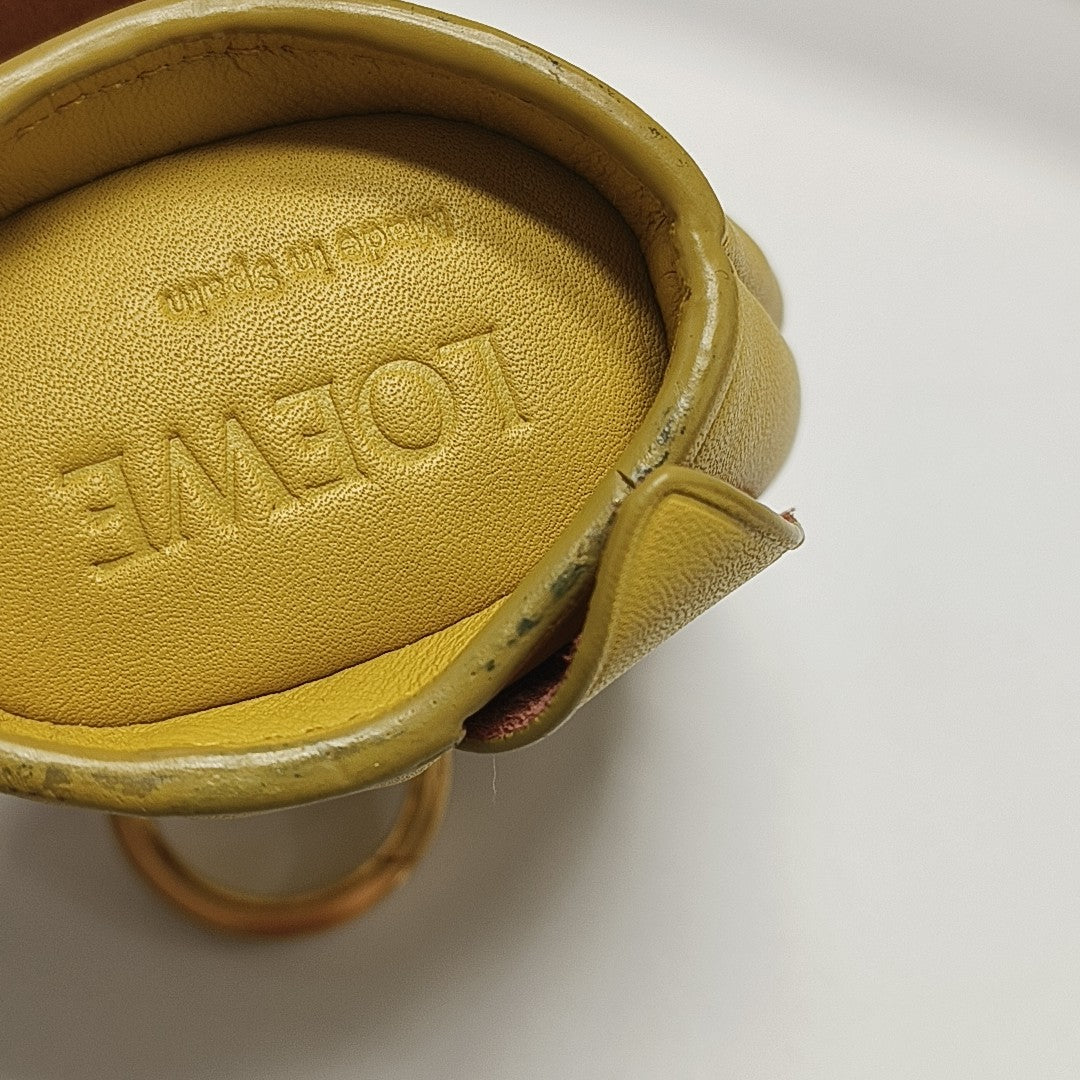 Animals Calfskin Yellow Coin Purse