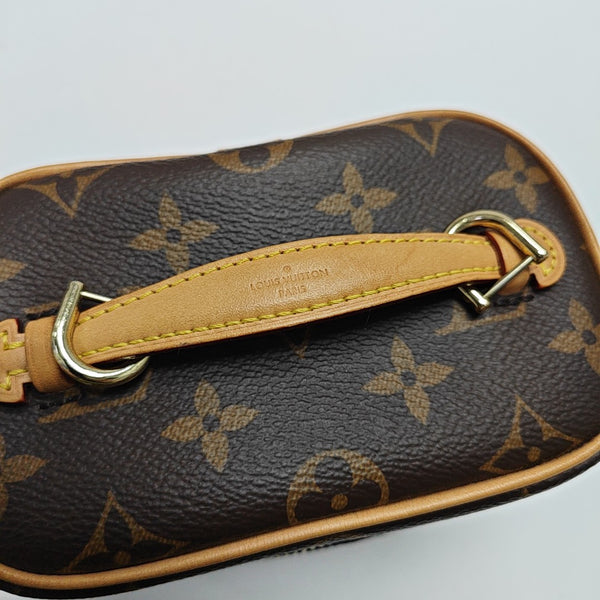 NICE Super Mini Monogram Coated Canvas Brown