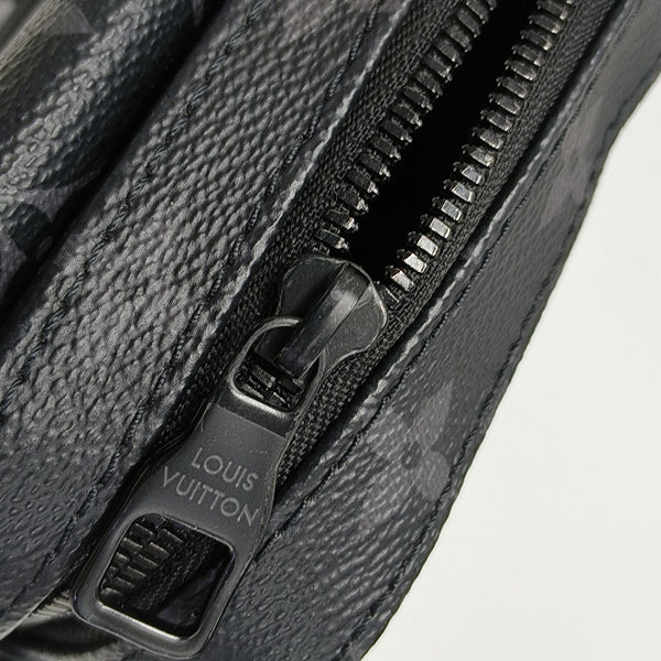 STEAMER Monogram Coated Canvas Black