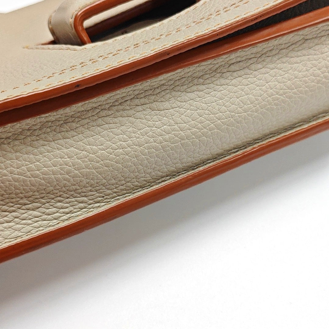 Authenticated pre-owned  Barcelona Mini Calfskin Beige - Shoulder Bag at Looply