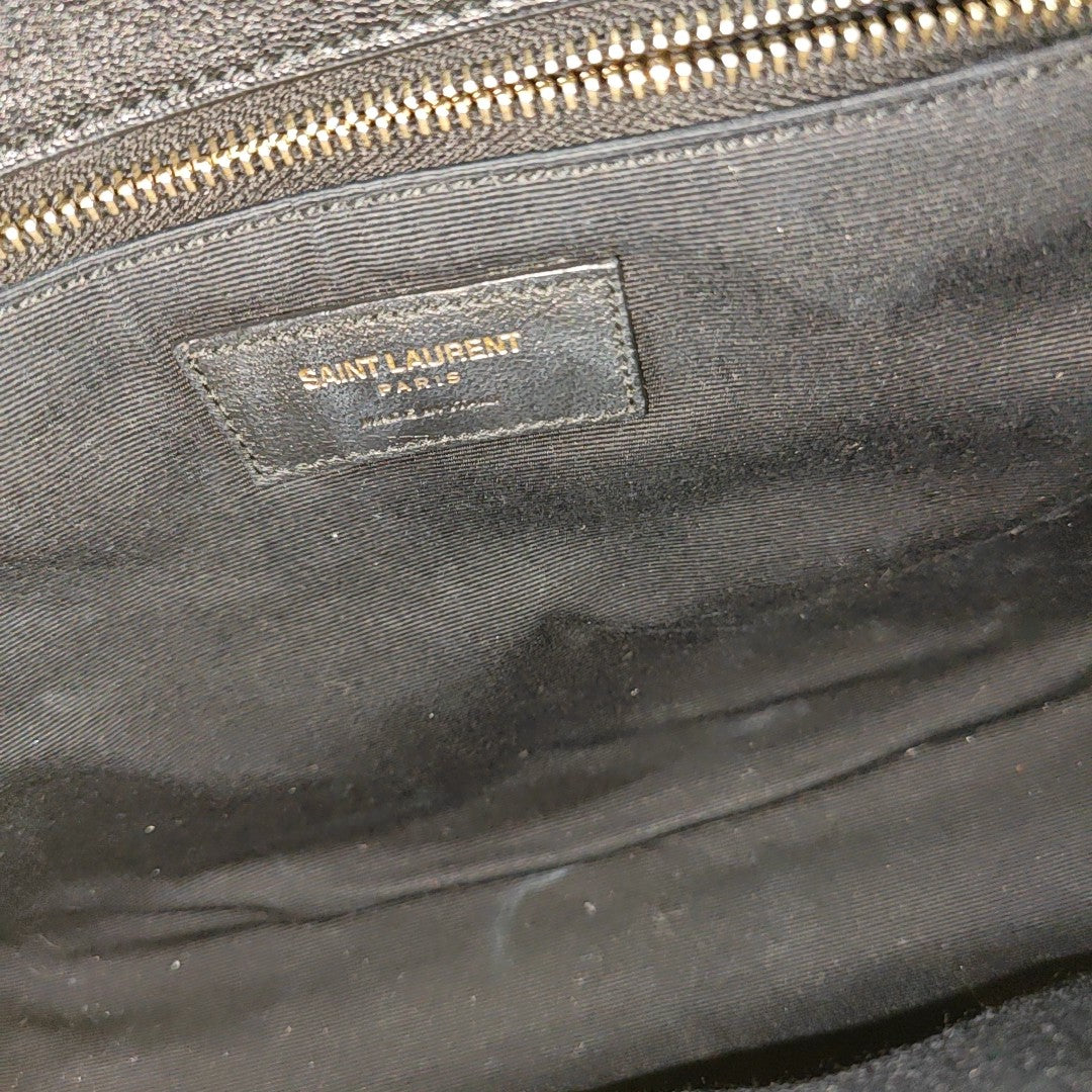 BECKY Small Quilted Lambskin Black