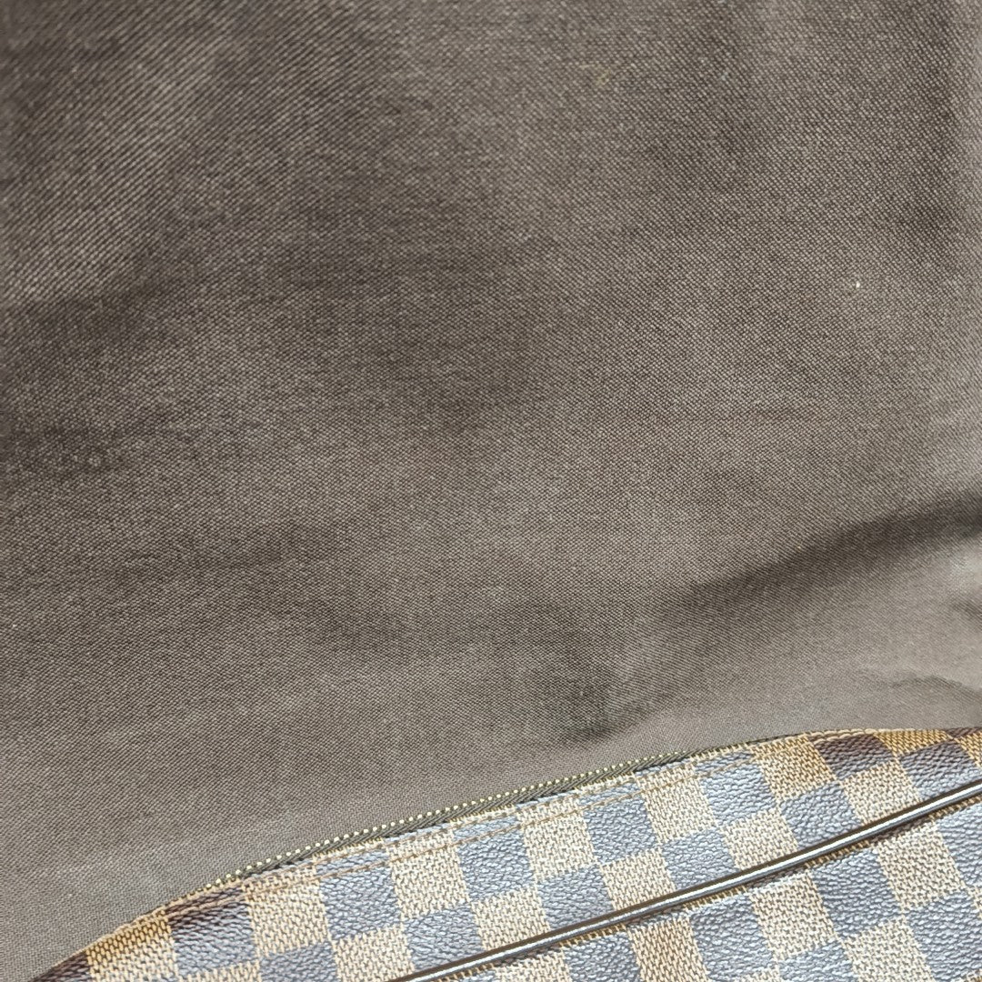 SHELTON Damier Ebene Coated Canvas Brown