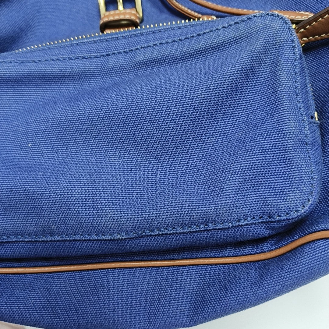 Fabric Backpack Blue