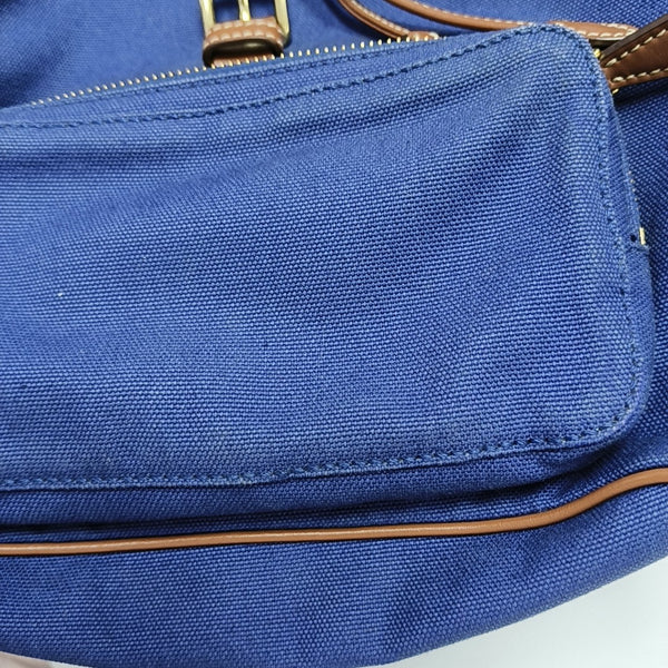 Fabric Backpack Blue