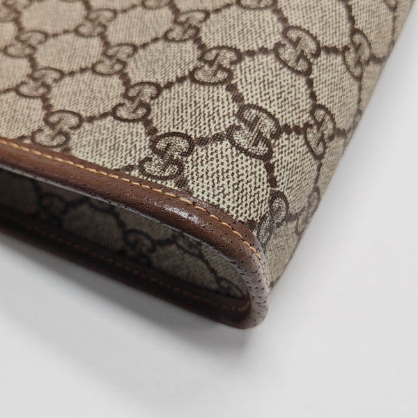 Ophidia Small Monogram Coated Canvas Beige