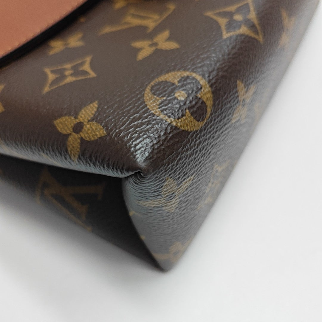 LOCKY BB Monogram Coated Canvas Brown