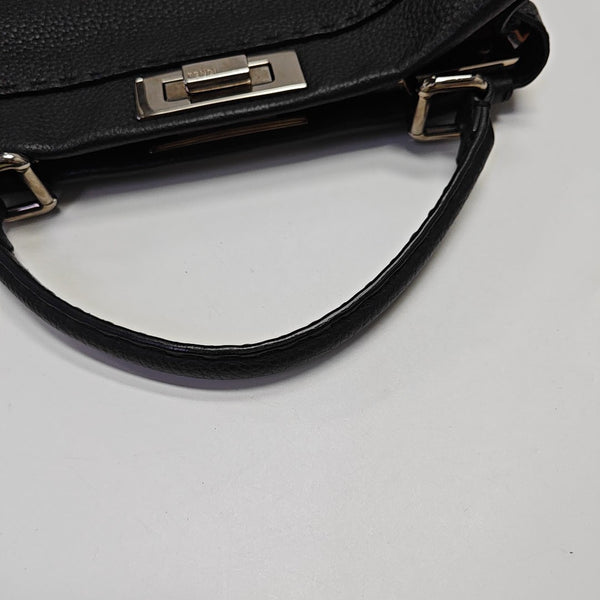 Peekaboo Medium Calfskin Black
