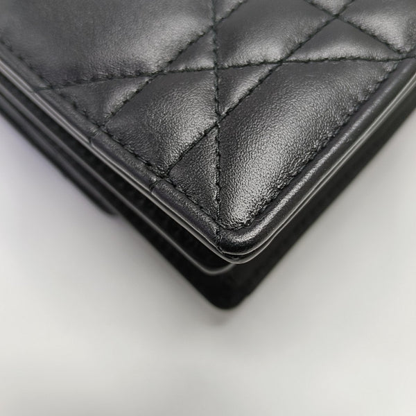 Miss Caro Mini Cannage Lambskin Black