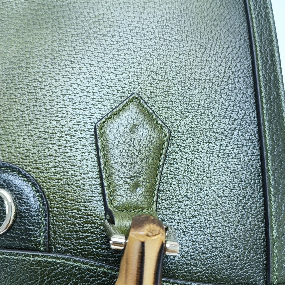 Diana Medium Calfskin Green