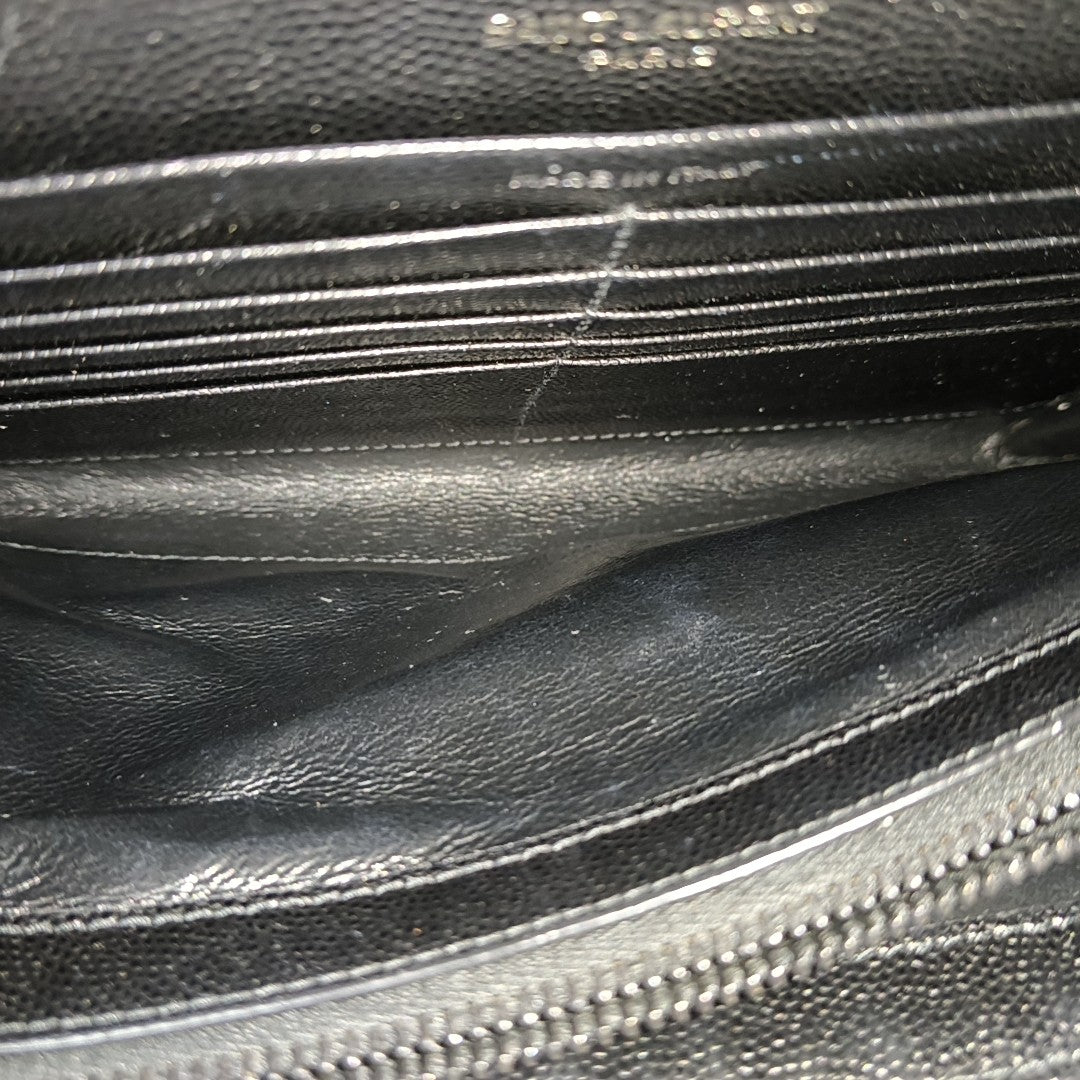 MONOGRAM Medium Chevron Calfskin Black